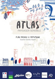 Affiche d'un atlas des paysages à Nantes